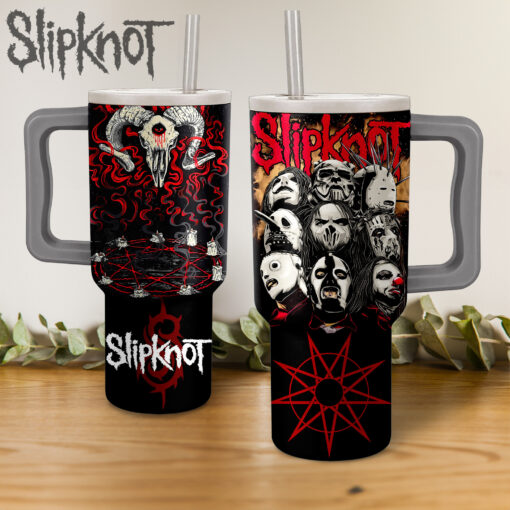 slipknot music custom stanley quencher 40oz stainless steel yfvfn 1