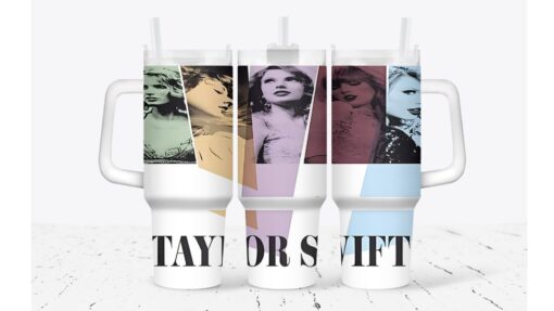 taylor swift eras music custom stanley quencher 40oz stainless steel tumbler with handle d6qre