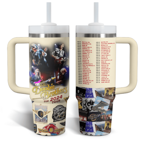 the doobie brothers music custom stanley quencher 40oz stainless steel tumbler with handle wgpnp