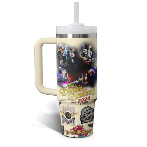 the doobie brothers music custom stanley quencher 40oz stainless steel tumbler with handle