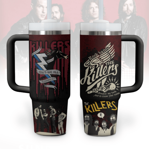 the killers music custom stanley quencher 40oz stainless steel tumbler with handle ljgbg 1