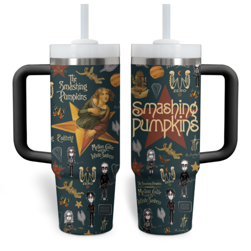 the smashing pumpkins music custom stanley quencher 40oz stainless steel tumbler with handle f88xg 1