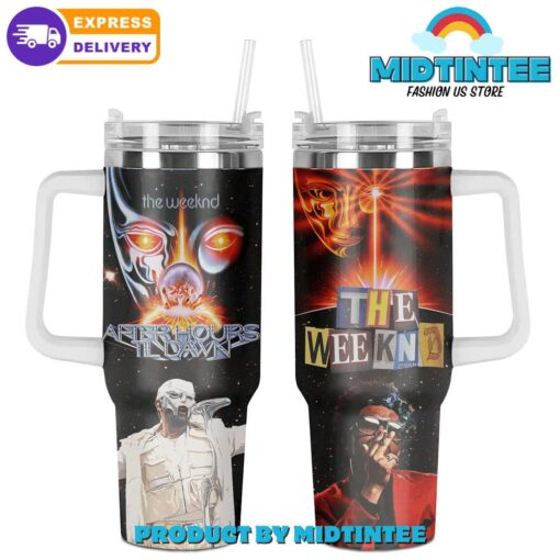 the weeknd after hours til dawn music custom stanley quencher 40oz stainless steel tumbler with handle fku4w 1