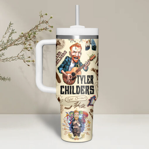 tyler childers music custom stanley quencher 40oz stainless steel 7e2rc