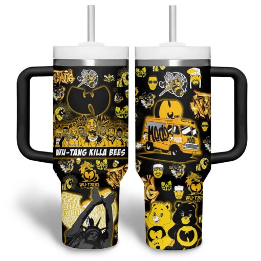 wu tang clan music custom stanley quencher 40oz stainless steel tumbler with handle bsder 1